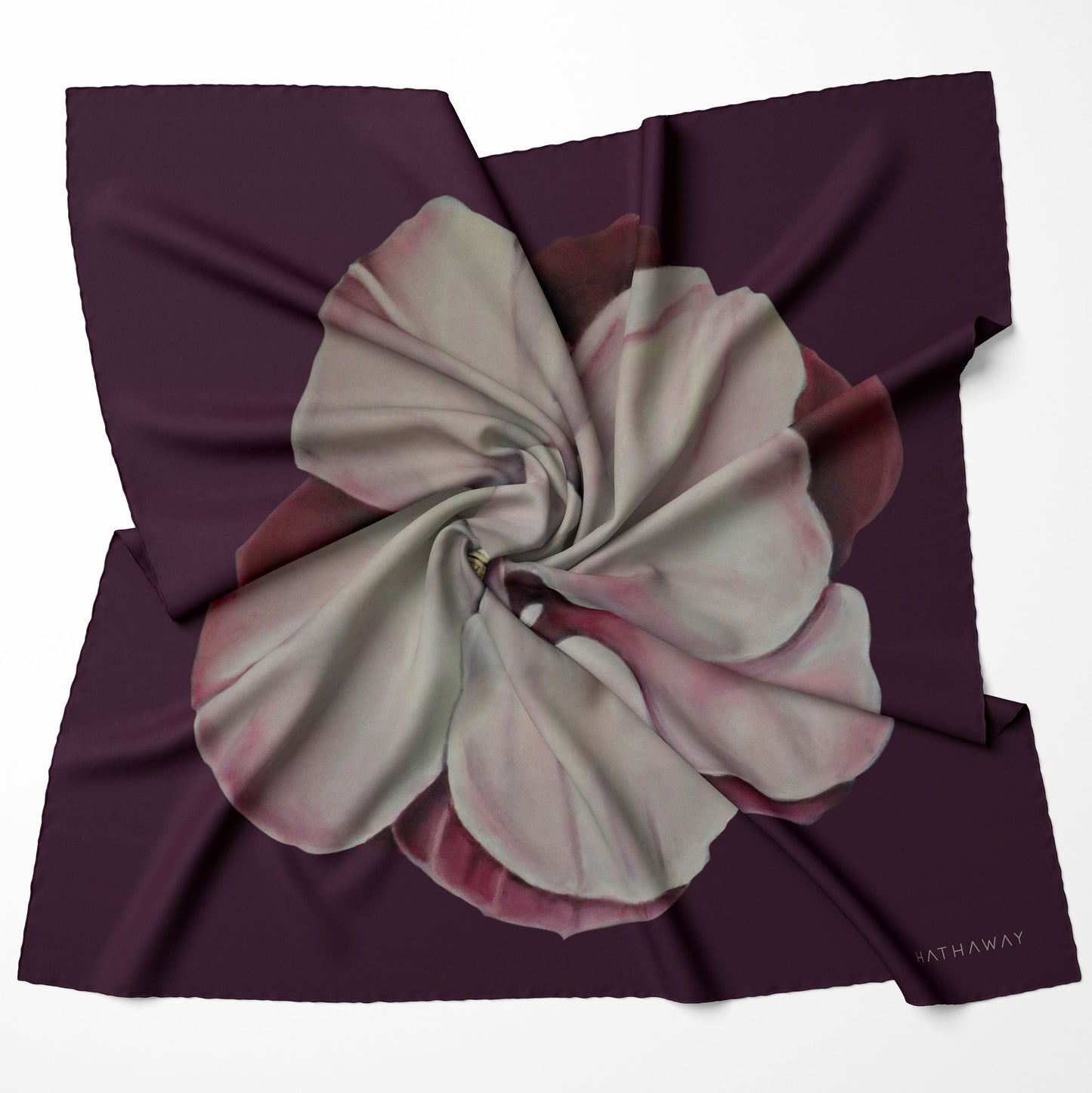Camellia Grace Silk Scarf