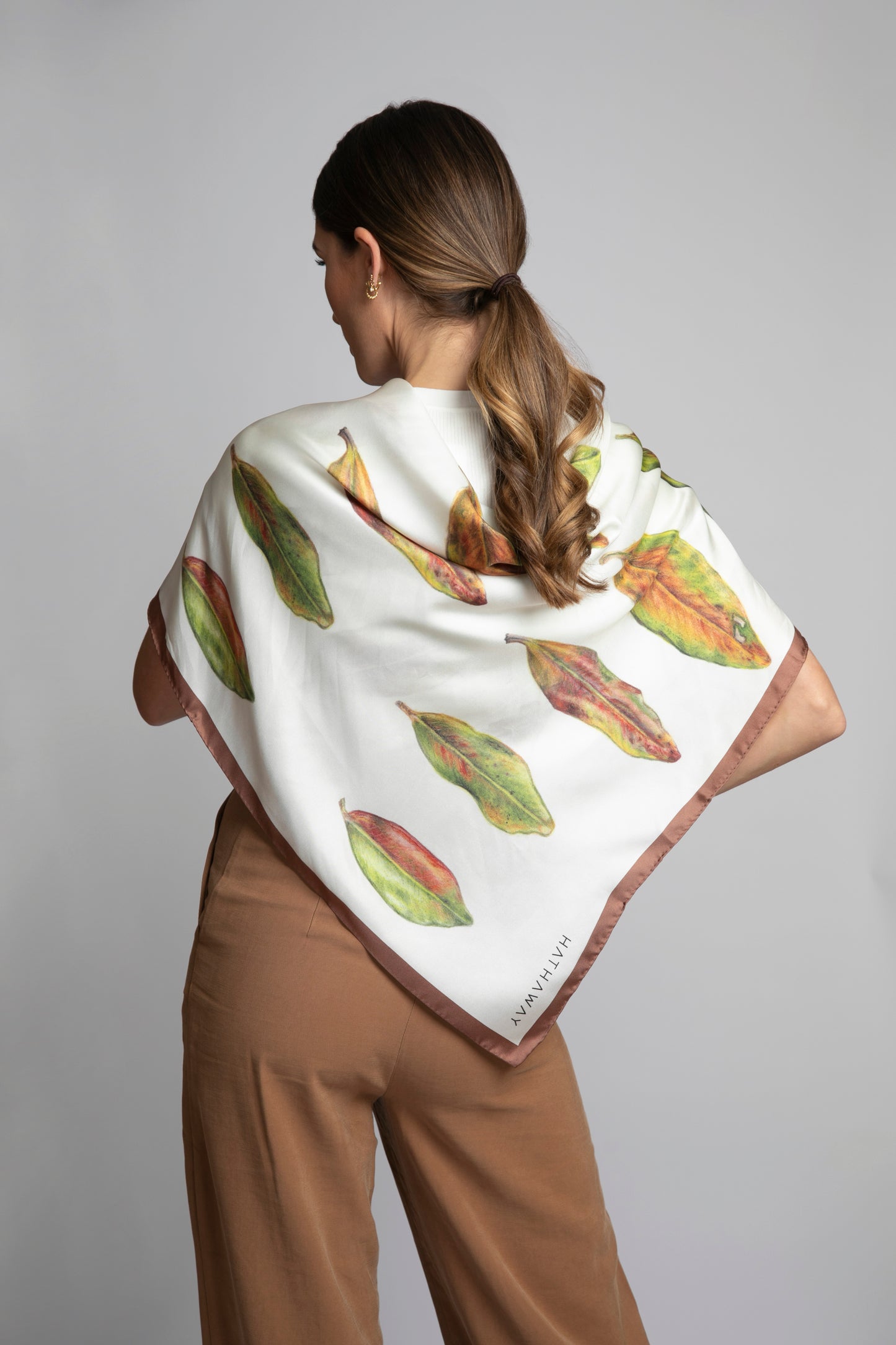 Pōhutukawa Silk Twill Scarf