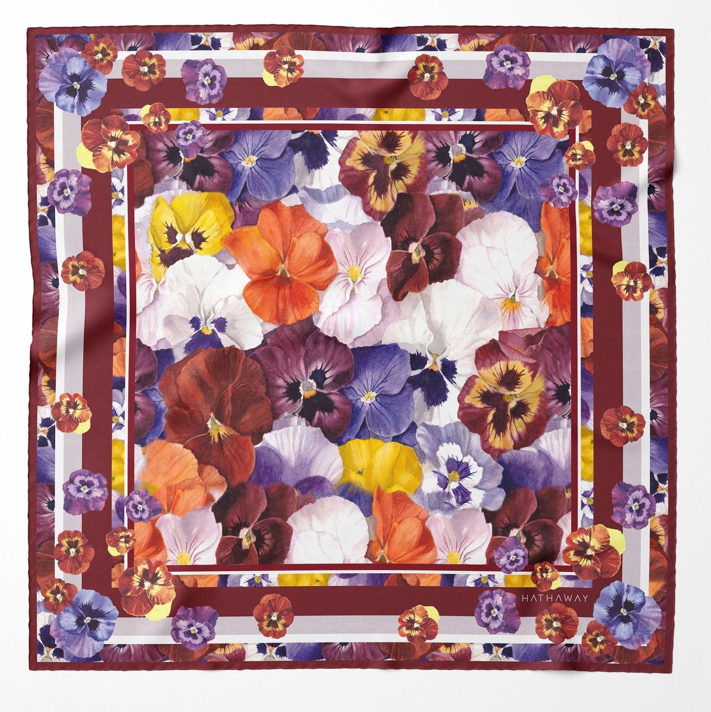 Serene Pansy - Maroon