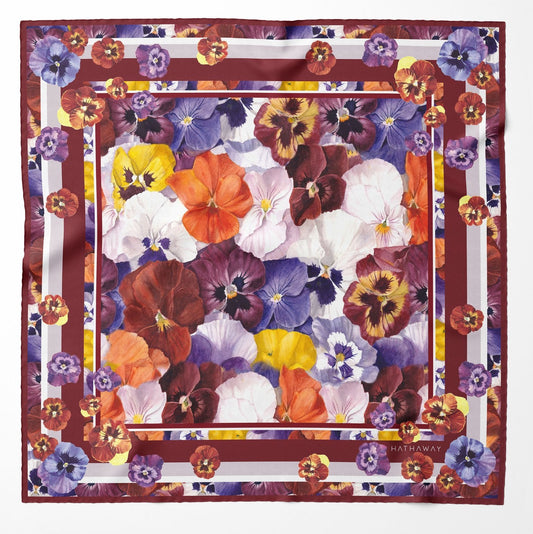 Serene Pansy - Maroon