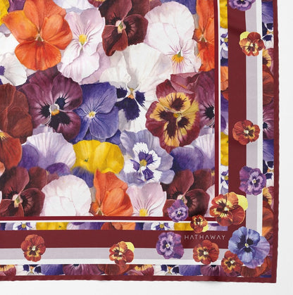 Serene Pansy - Maroon