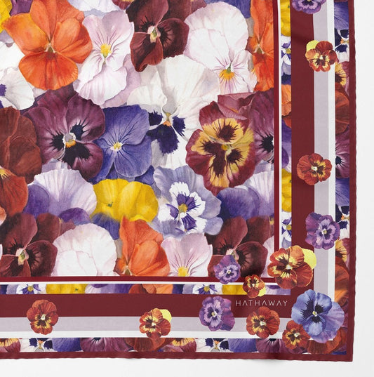 Serene Pansy - Maroon